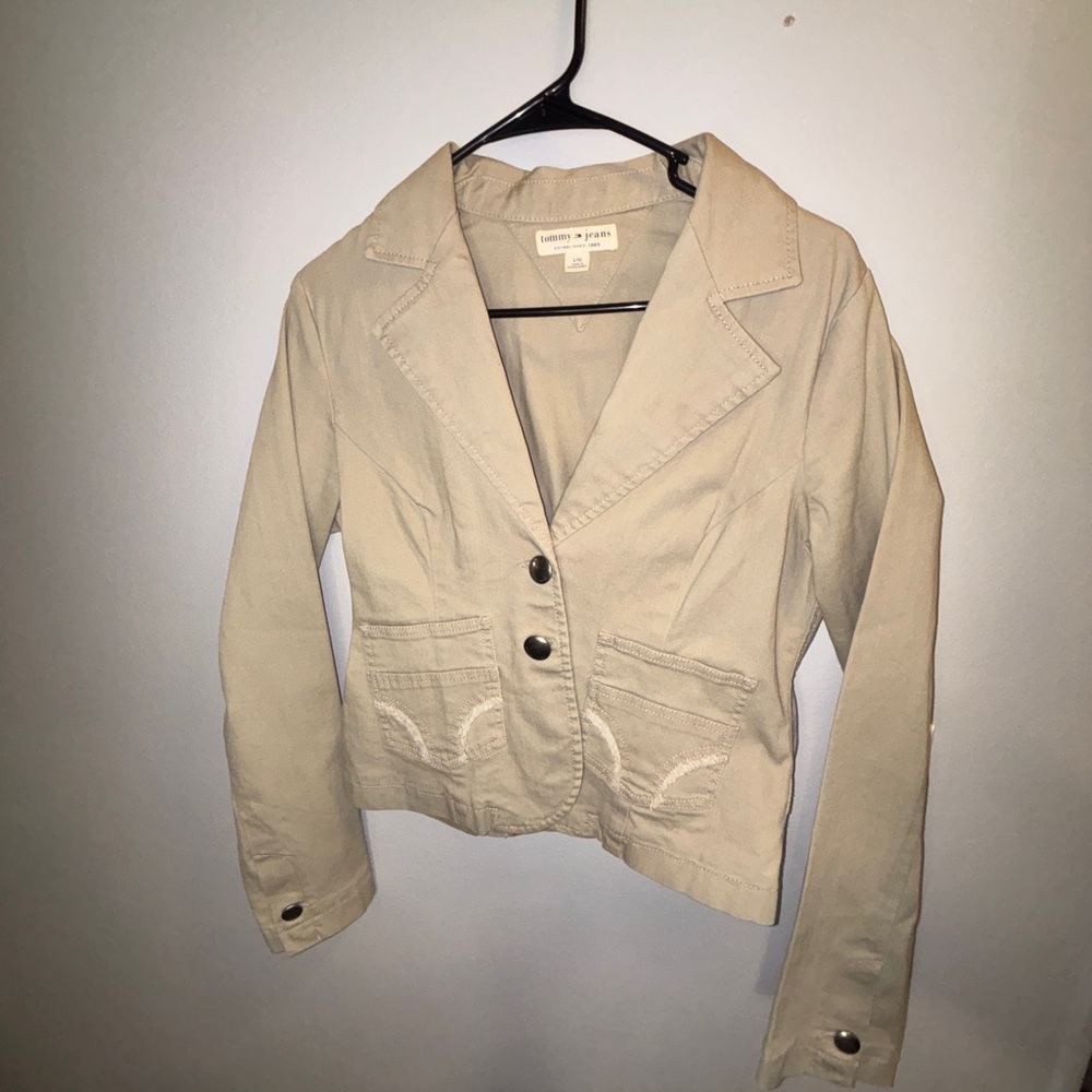 Tommy Hilfiger Women's Beige Blazer